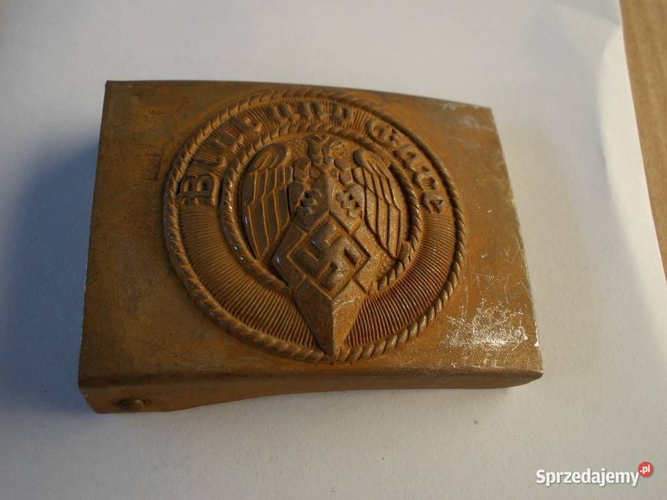 Klamra niemiecka HJ stalowa K130 Warszawa