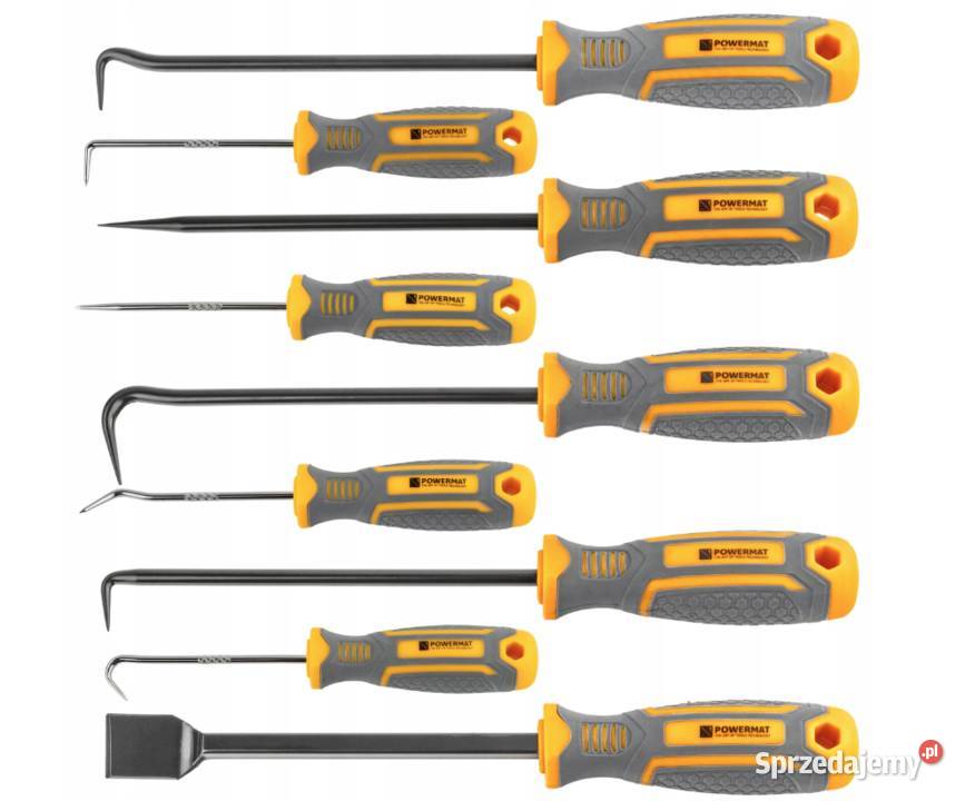 zestaw haczyków z rękojeścią 9el haków skrobaków Katowice