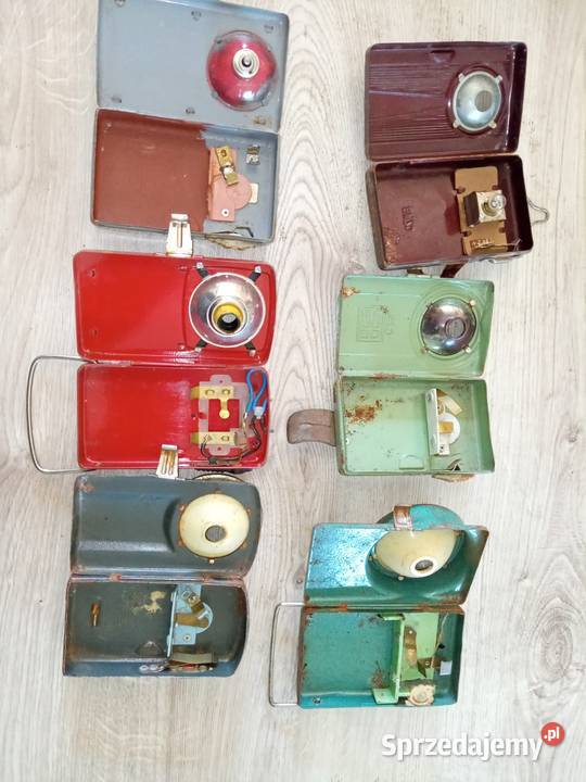 Latarka sygnałowa prl zestaw Stalowa Wola