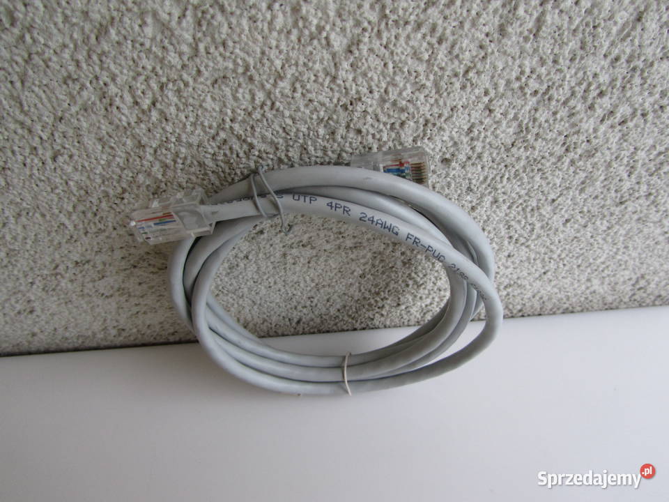 Kabel sieciowy internetowy szary RJ45 RJ45 warmińsko-mazurskie Olecko