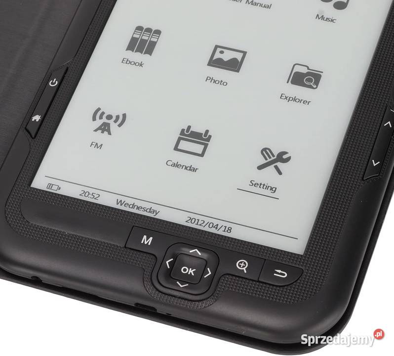 Czytnik ebooków ebook reader 6 8GB ekran Szczerbice