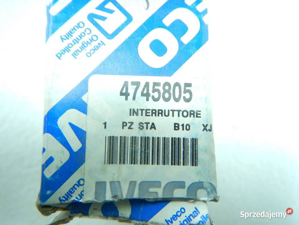 WŁĄCZNIK ŚWIATEŁ STOP IVECO 145 175 ORYGINAŁ ASO sprzedam