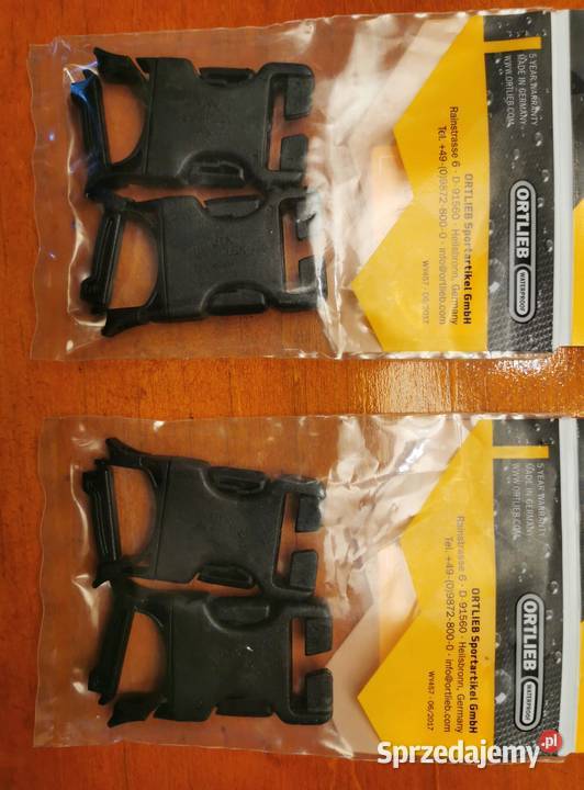 ORTLIEB Stealth 25mm Dwie NOWE Klamry naprawcze Łódź sprzedam