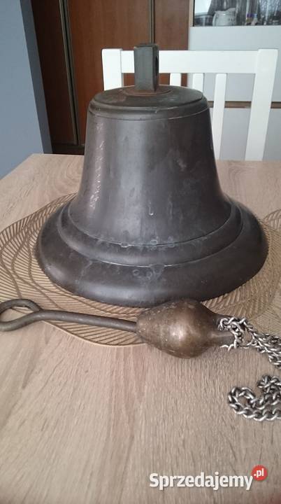 DUŻY dzwon okrętowy 10 Włocławek