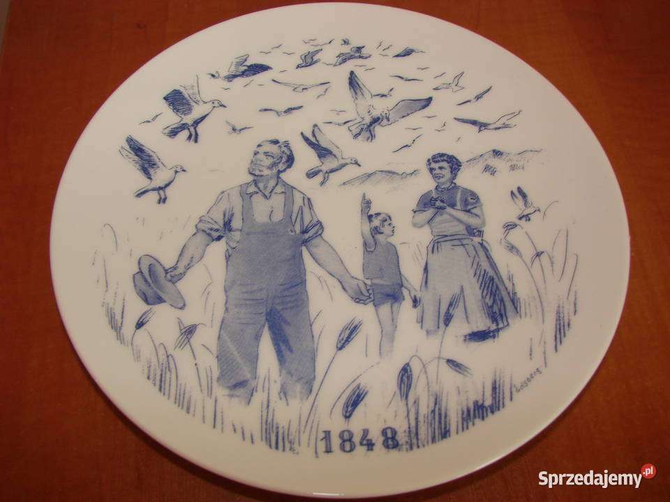 Bygdo Denmark porcelanowy talerz kolekcjonerski