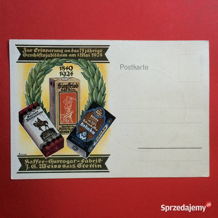 1389 Niemieckie Kartki Pocztowe Szczecin