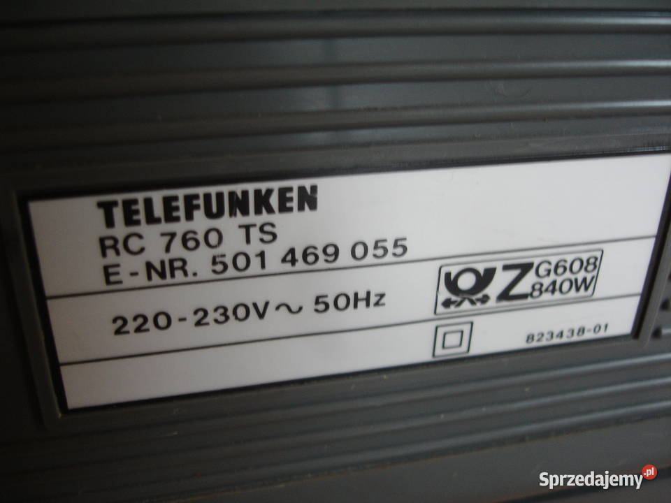 Radiomagnetofon TELEFUNKEN RC760TS Zielona Góra