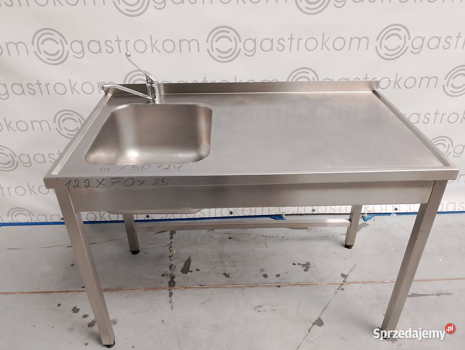 Stół ze zlewemL 122x70x85 Wrocław sprzedam