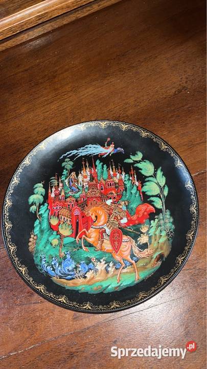 Bajkowy talerz do powieszenia Dzieło artysty Gdańsk