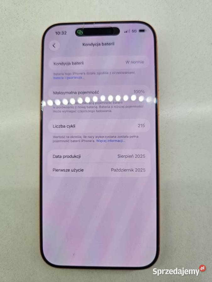 Iphone 17 pro 256gb 100kondycji baterii na śląskie Częstochowa