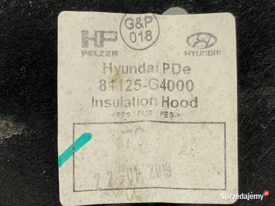 WYGŁUSZENIE MASKI HYUNDAI i30 Hatchback