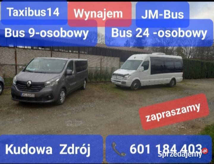 JMBUS Taxi Bus14 Busy Kudowa Zdrój 601 184 403
