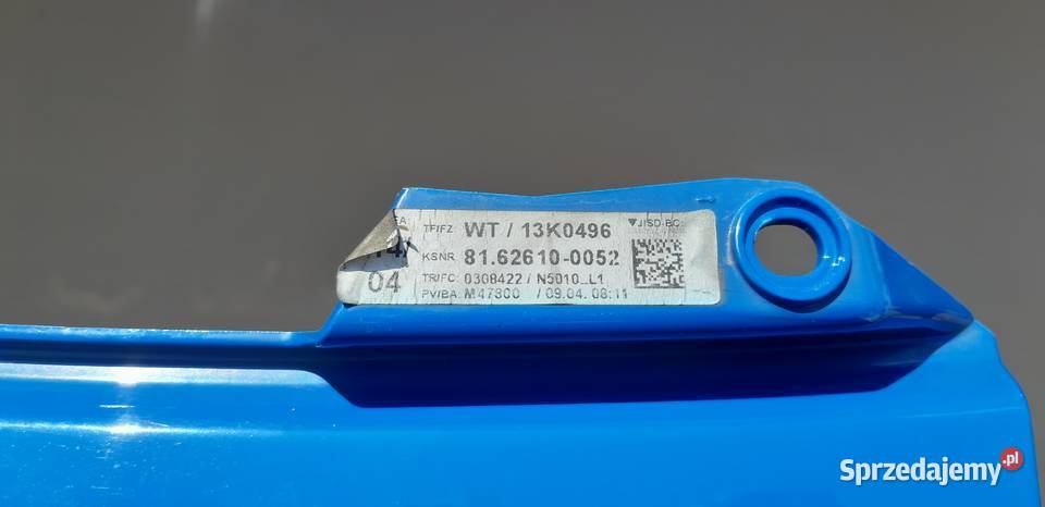 MAN TG3 TGX 21 PRZEDŁUŻENIE DRZWI PRAWE LISTWA Bieleń