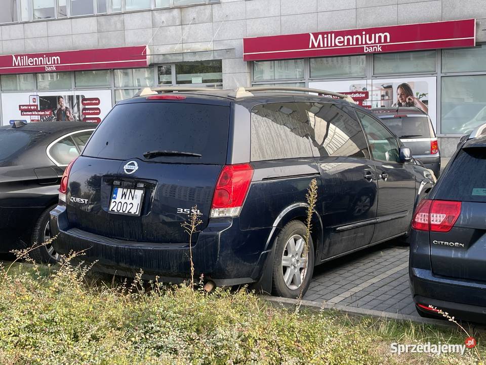Nissan Quest 2005 V6 benzyna lpg uszkodzony Quest Warszawa