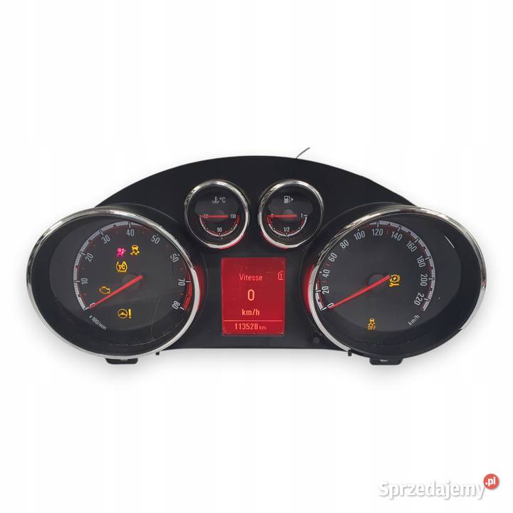 LICZNIK ZEGARY 13420530 ADXC Opel Astra J 14 16 Liczniki i zegary lubelskie Chełm