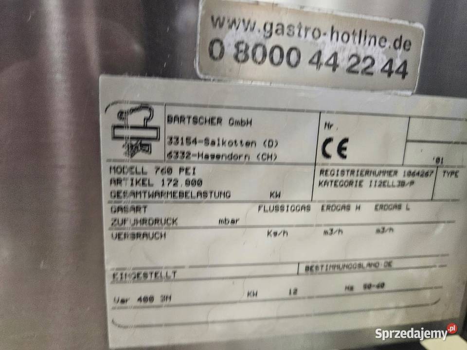 Kocioł warzelny elektryczny 80l 12kW Bartscher