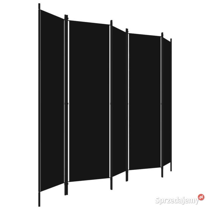 vidaXL Parawan 5panelowy czarny 250 x 180 Warszawa