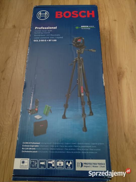 BOSCH Laser krzyżowopunktowy GCL 250 G statyw BT Chojnice
