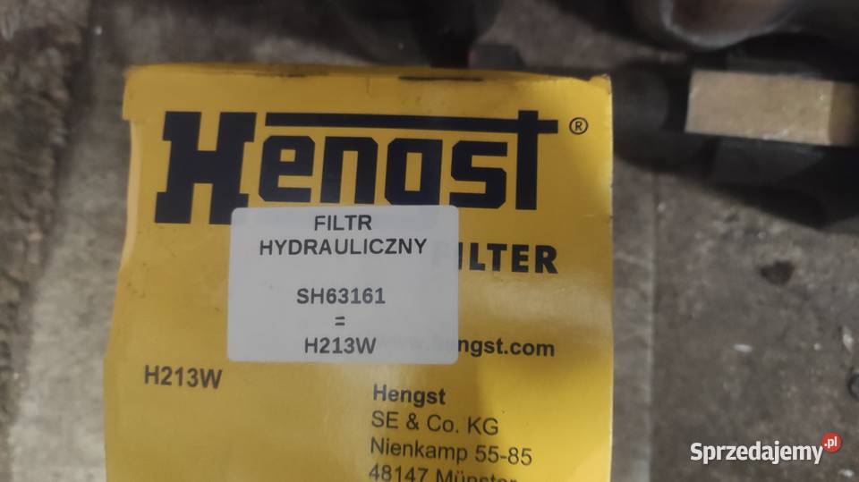 H213W Hengst Filtr Oleju hydrauliczny SH 63161 kujawsko-pomorskie Koronowo