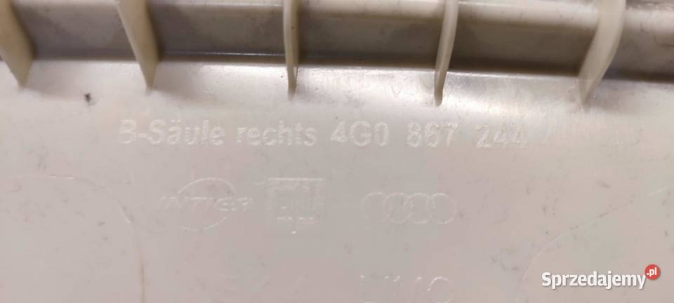 AUDI A6 C7 OSŁONA POSZYCIE SŁUPKA LEWE