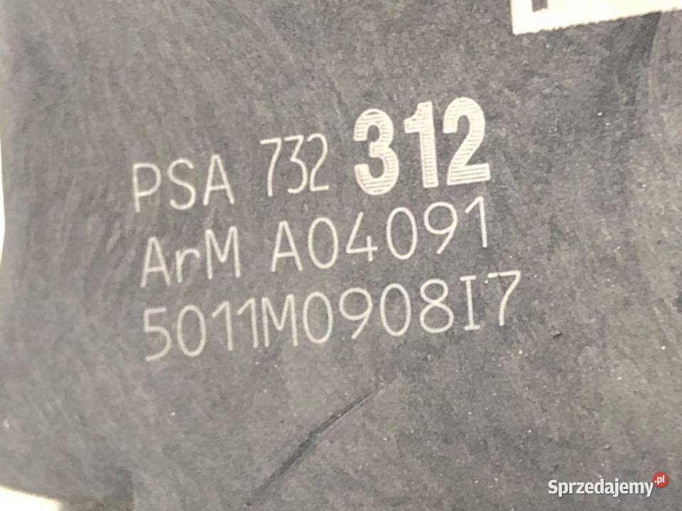 ZAMEK DRZWI PRAWY PRZÓD CITROEN DS3 Hatchback