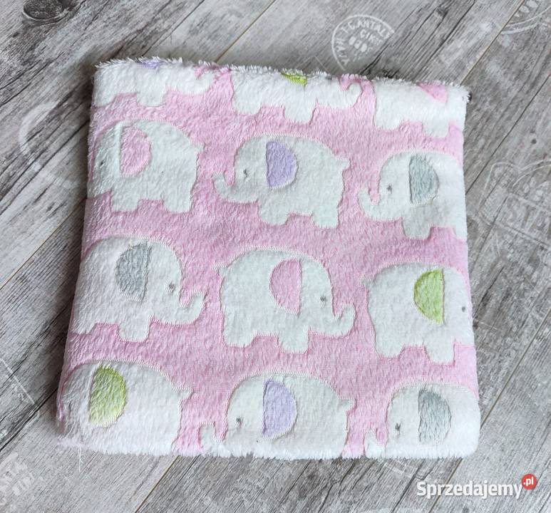 Kocyk słoniki 75x100 TMX Kids różowy Katowice