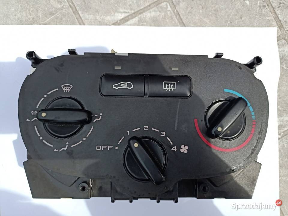 panel sterowania nawiewu peugeot 307
