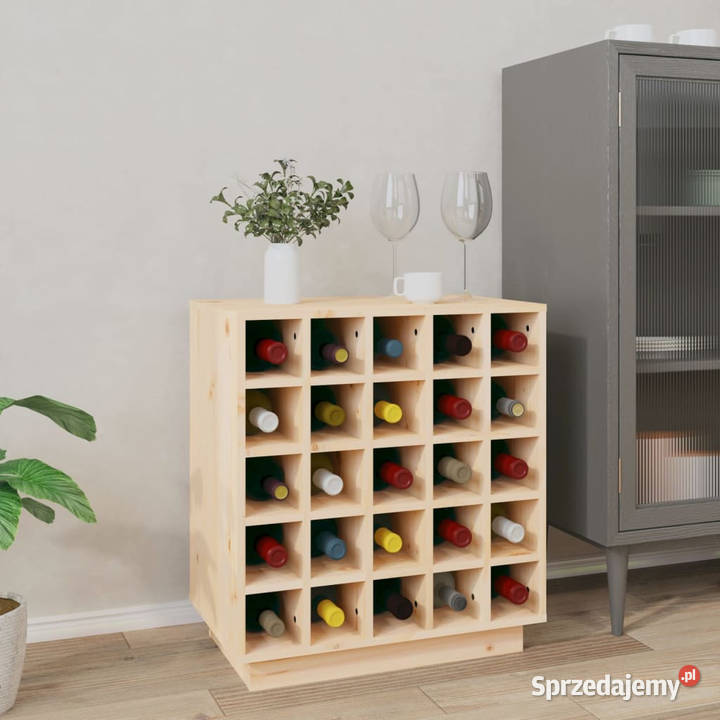 Szafka na wino 555x34x61 lite drewno sosnowe Warszawa