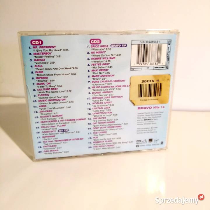 Bravo Hits 14 2 CD 1 wydanie Mr President Płyty i kasety Muzyka