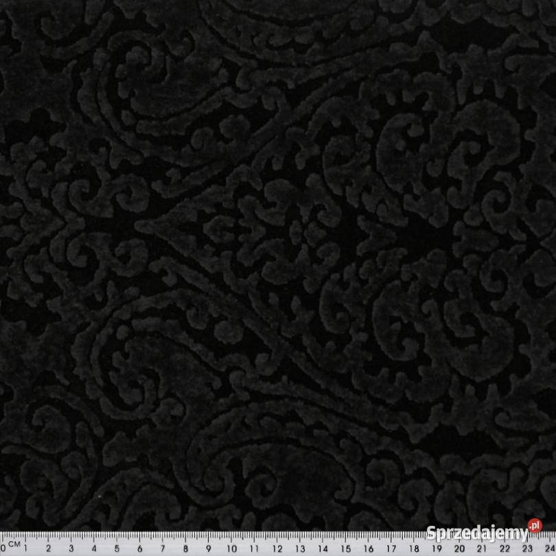 Tkanina obiciowa stylowa zmywalna welur wzór Niekłań Mały