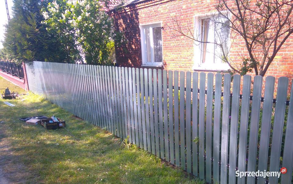 Sztachety metalowe ocynk mal proszkowo gr1mm 93 Kiełczygłów