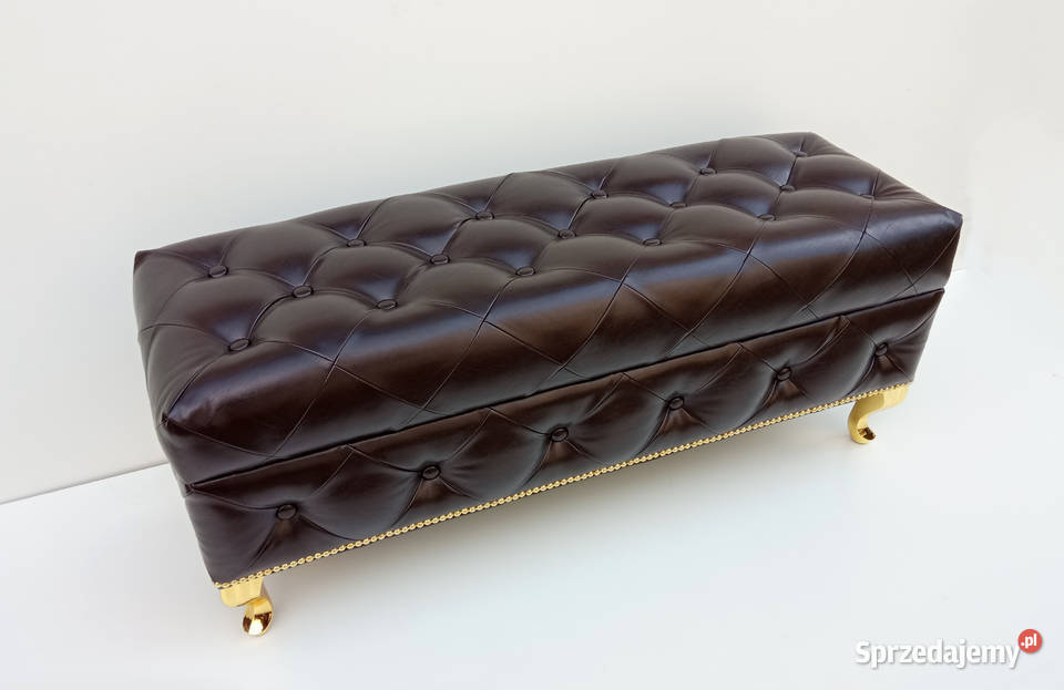 Pufa Ławka Angielska Złote Nogi Otwierana Poznań