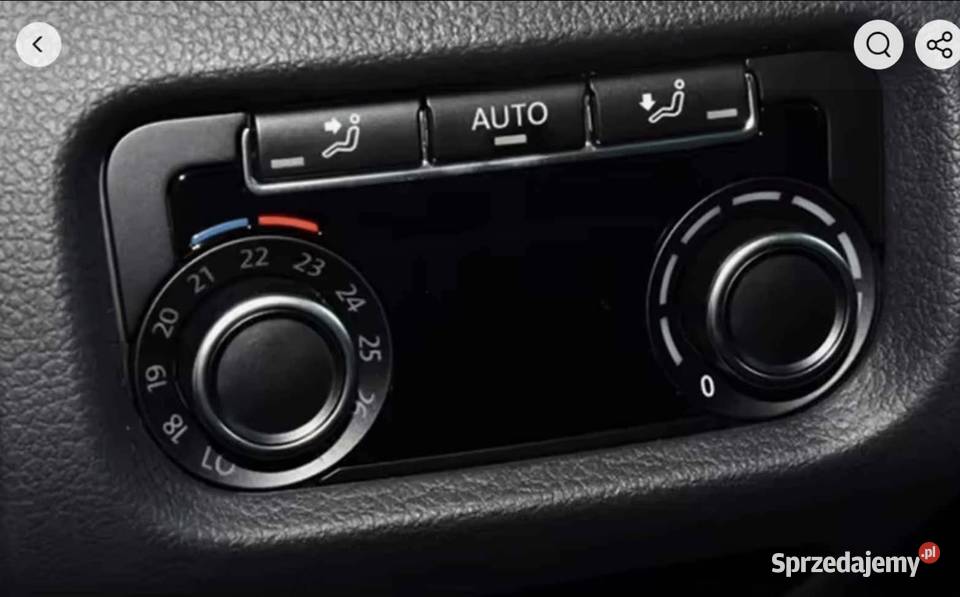 Dekielek pokrętła klimatyzacji panela tył VW Lubenia sprzedam