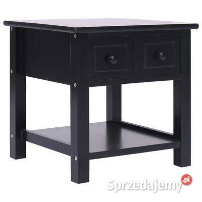 vidaXL Stolik boczny czarny 40 x 40 x 40 drewno Warszawa sprzedam