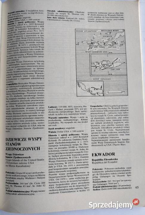 Polityczny Atlas Świata z 1987 Nowe Czasy Gdynia