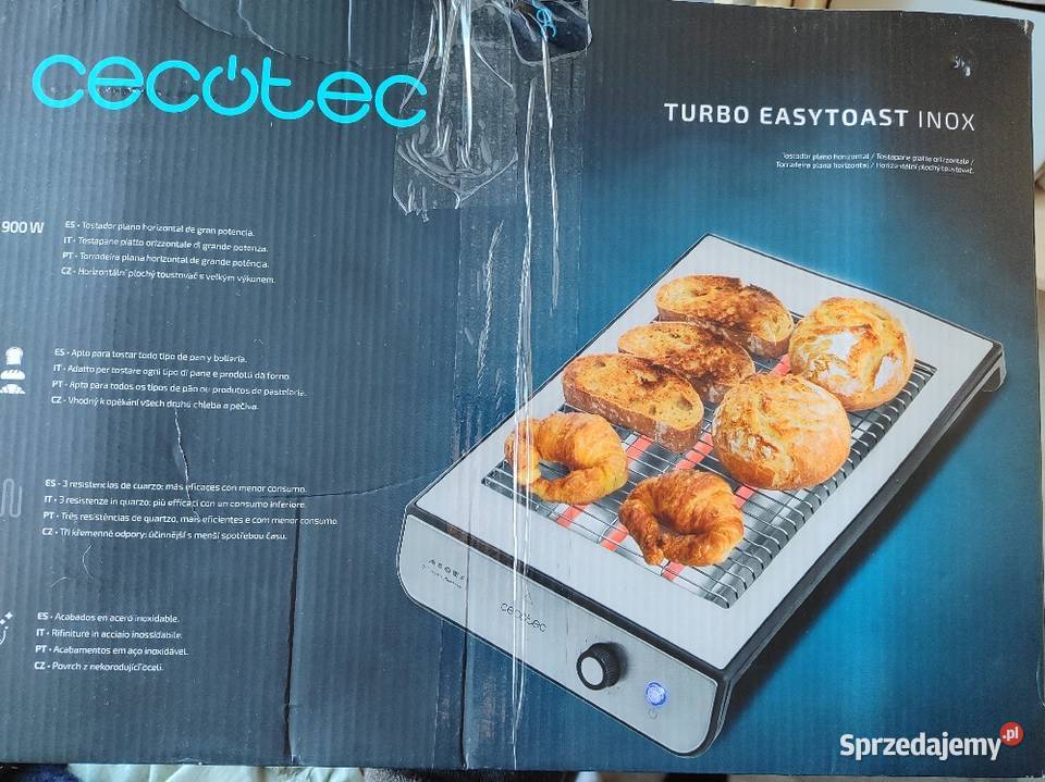 Opiekacz toster Cecotec Turbo Easy INOX wielkopolskie Poznań