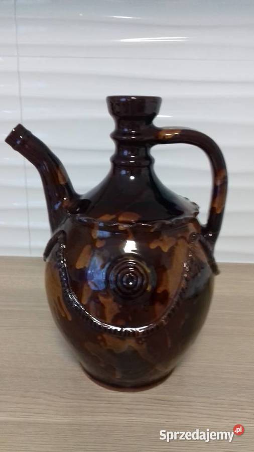 Dzban z czarkami do wina ceramika bułgarska Kieliszki i pucharki Kraków sprzedam