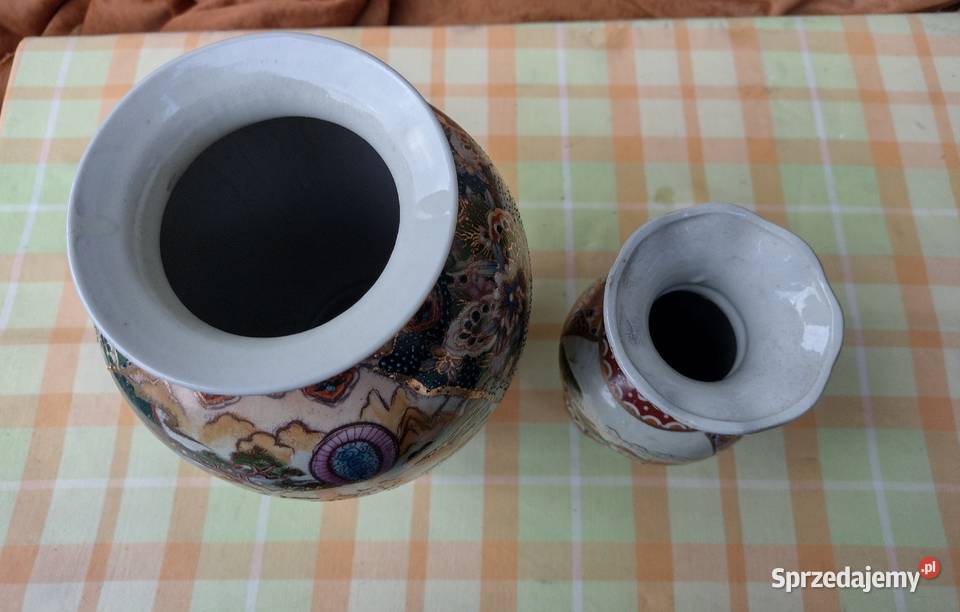 PRL Porcelanowe Wazony Chińskie Cieszyn