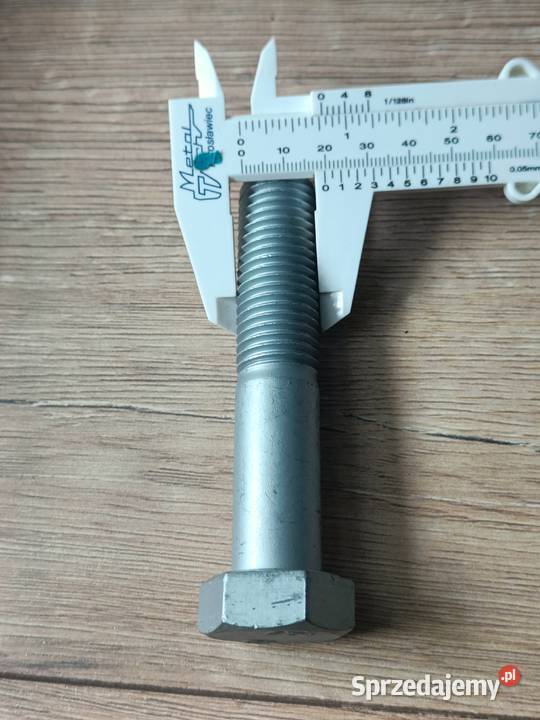 Śruba M20x100 109 gwint skok 25 z nakrętką Biała Podlaska