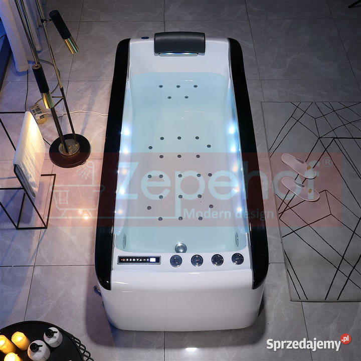 Wanna z hydromasażem EBD034 prostokątna Hydraulika i armatura