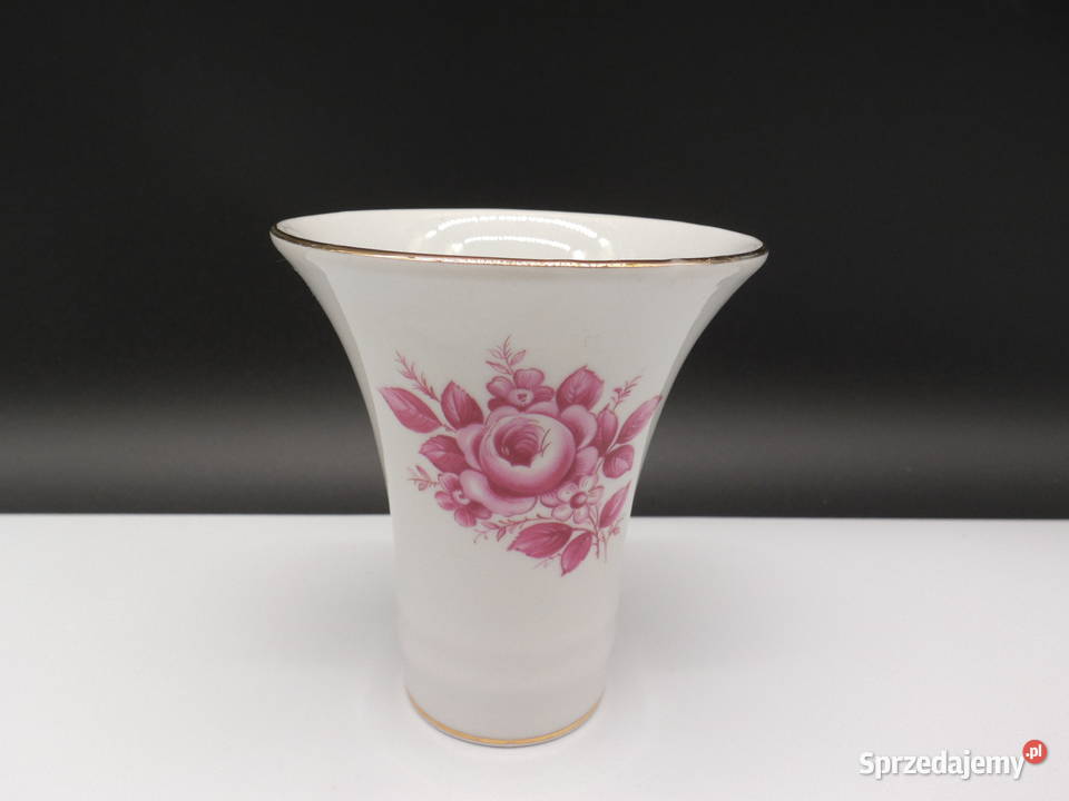 Porcelanowy wazon róże SCHUMANN BAVARIA Raszków