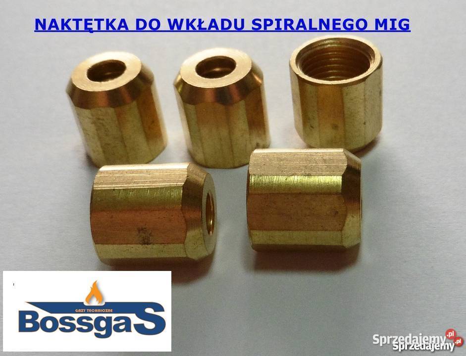 NAKRĘTKA DO WKŁADU SPIRALNEGO W UCHWYCIE MIG