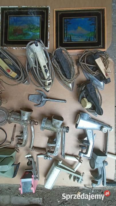 PRL maszynka żelazko telefon stare przedmioty Dom i Ogród Skarżysko-Kamienna sprzedam