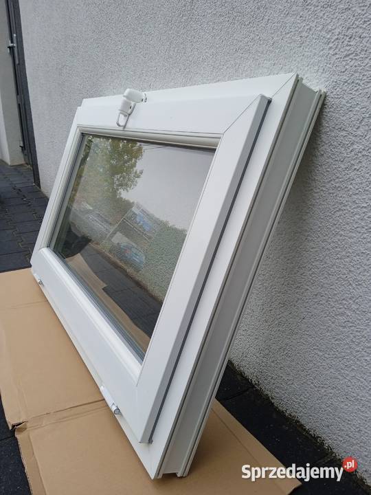 Okno gospodarcze uchylne NOWE PCV 100x80 Poznań sprzedam
