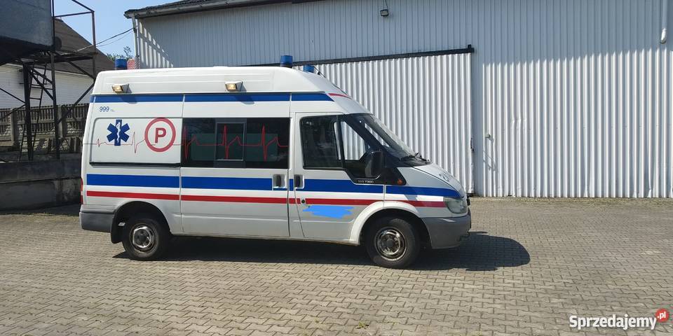 Ambulans karetka Ford Transit 20 tddi nosze 100KM Biskupiec-Kolonia Druga