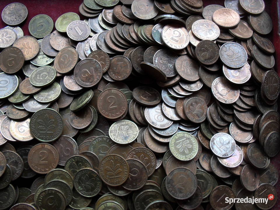 Stare Monety pfennig 1 2 5 i 10 Pfennig 600 dolnośląskie Wrocław