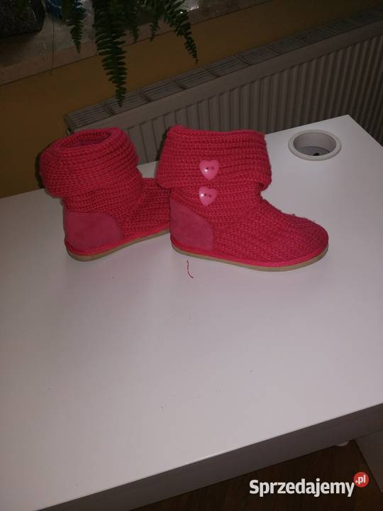 Buty botki jesiennowiosenne 33 tkanina Kozaczki łódzkie Tomaszów Mazowiecki