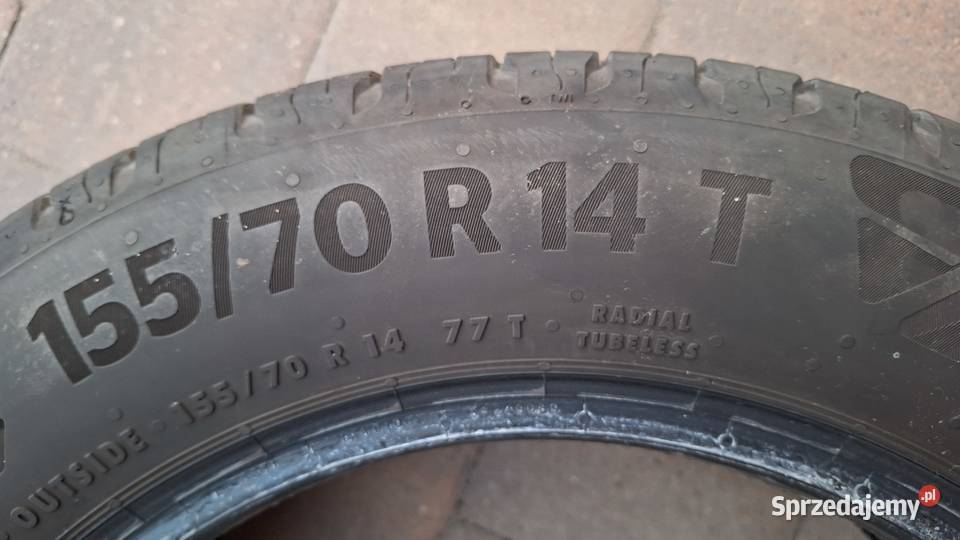 Komplet opon letnich 15570 R14 155 Wieliszew