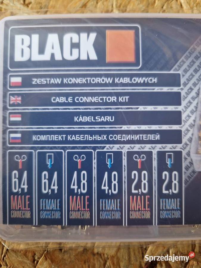 ZESTAW KONEKTORÓW ELEKTRYKA KONEKTORY WSUWKI wielkopolskie Głogowa