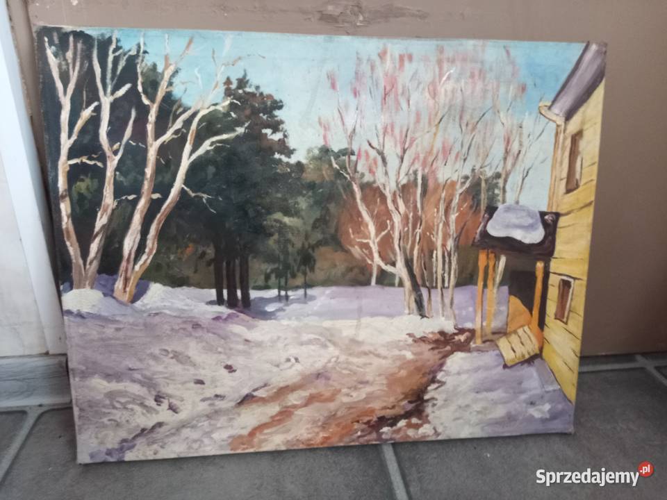 Stary obraz na płótnie Antyki, Sztuka, Kolekcje Świdnica